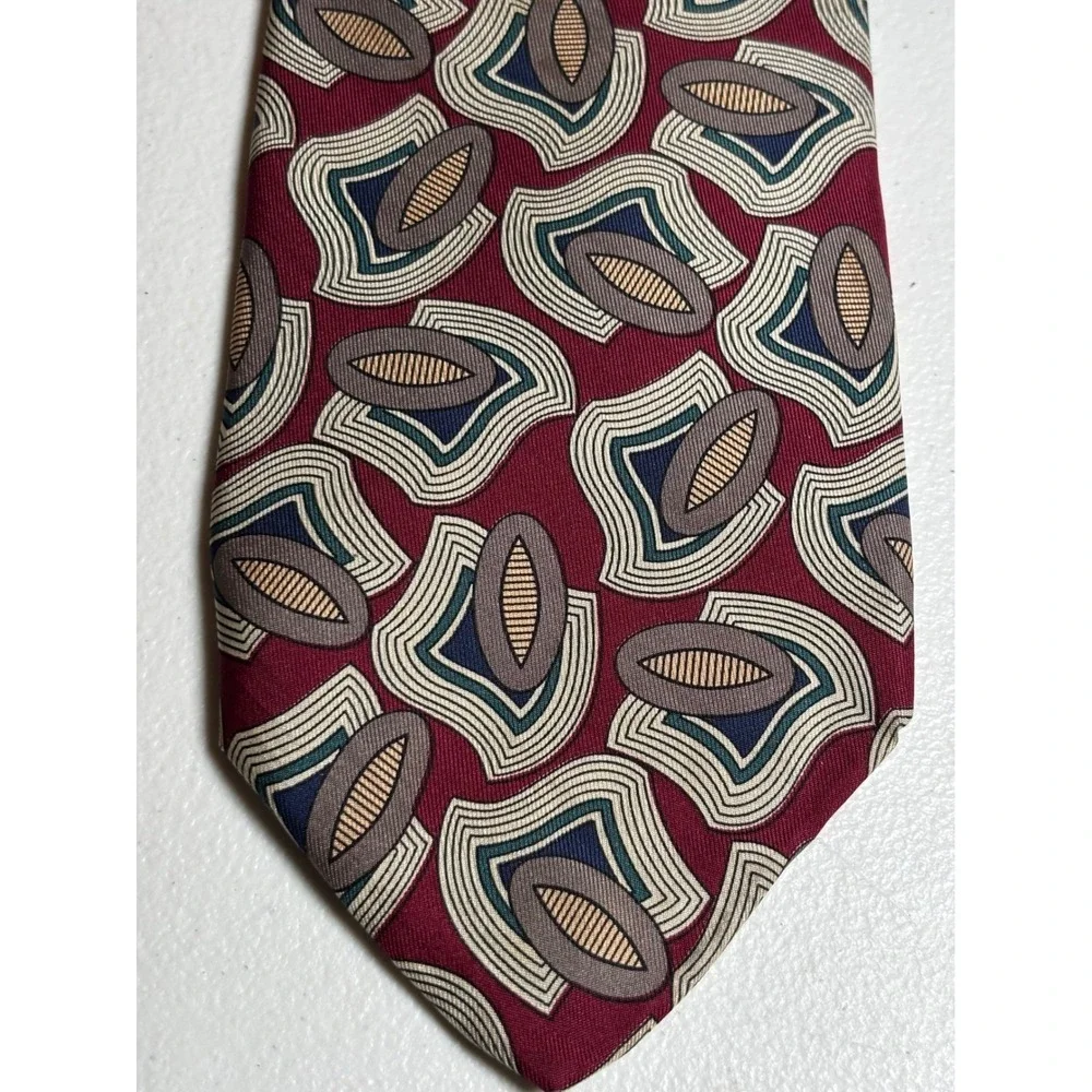 Talbott Studio Albert Vintage Silk‎ Necktie Hand Sewn Made in USA Men's Tie